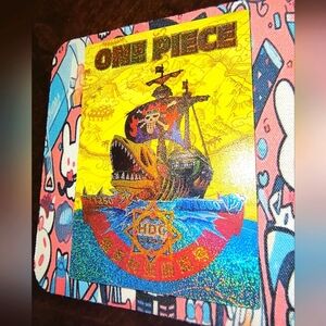 One Piece Anime Trading Card Thick Kids Ship Collector Yellow Manga